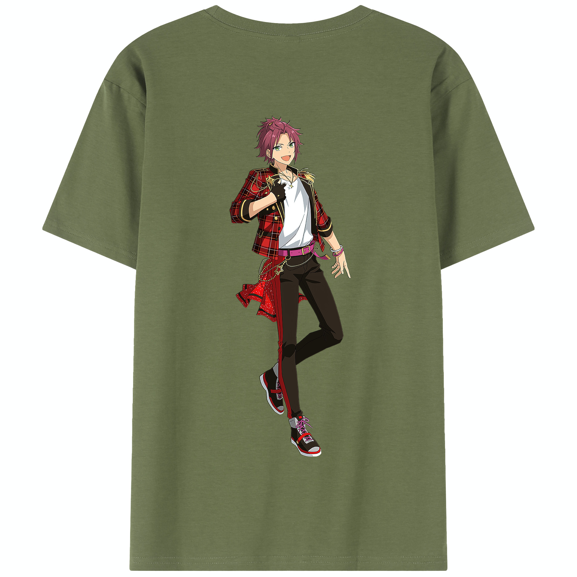 （画像用） あんさんぶるスターズ! Ensemble Stars 綿100％半袖Tシャツ（背面プリント）